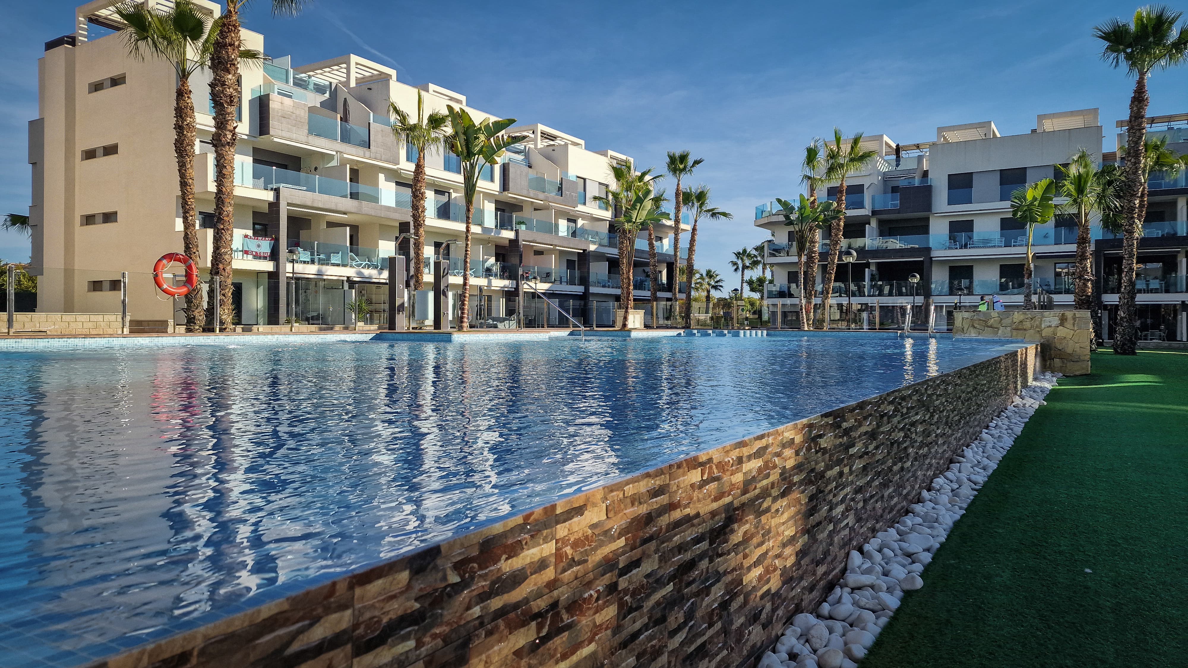 Pool & complex panorama